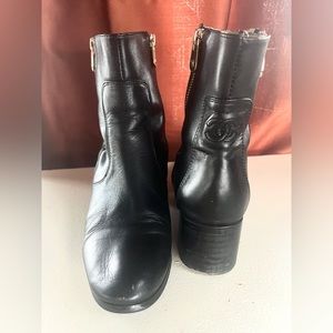 Chanel Ankle Booties w/ Zippers